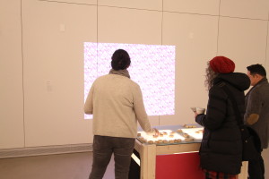 user interacting with draw blocks