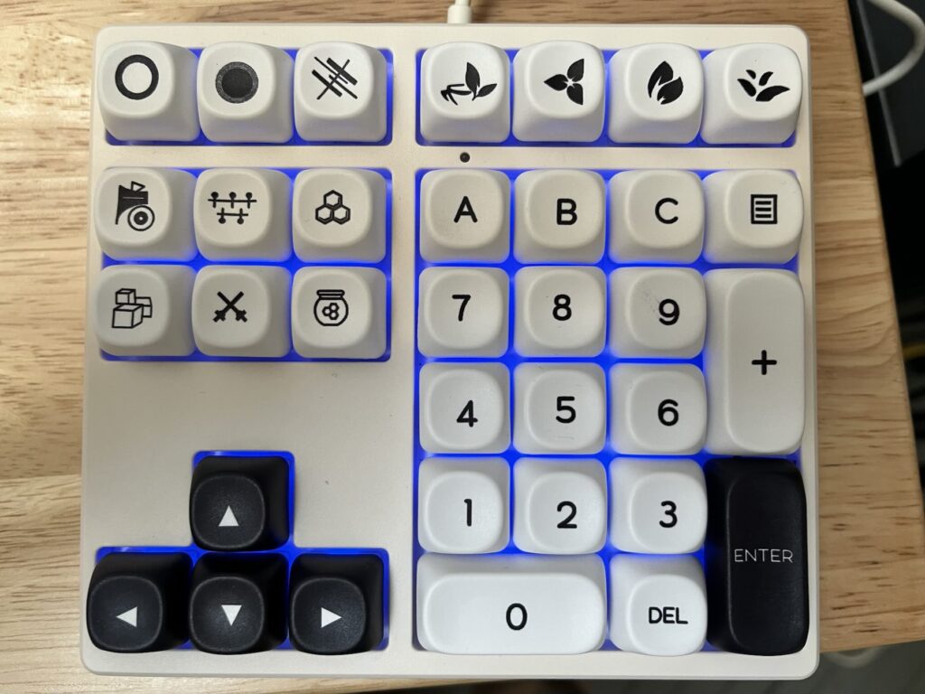custom keypad with custom keys