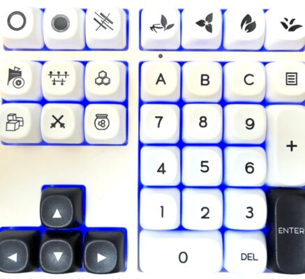 custom keyboard close up